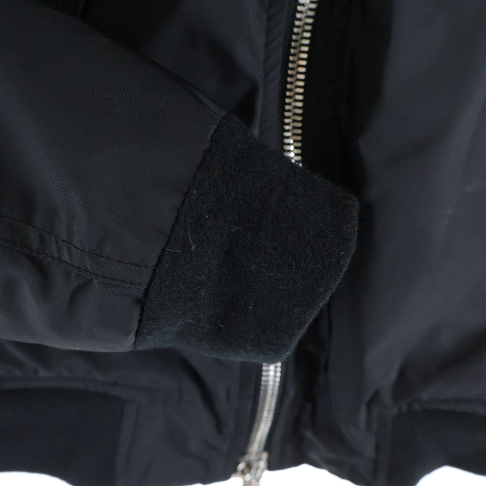 CHROME HEARTS(クロムハーツ) MA-1 ダガージップ 裏地ボアブルゾン ブラック