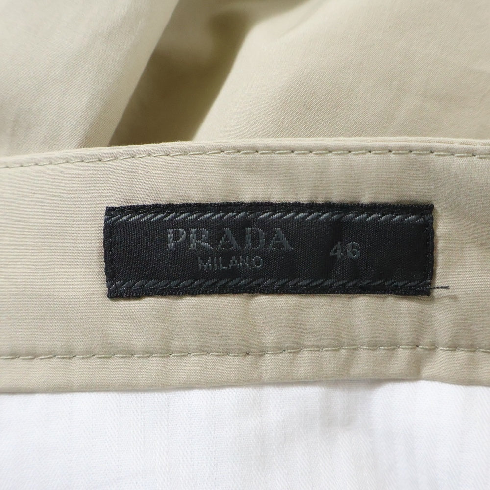 PRADA プラダ Sand Cotton Pant サンド コットン パンツ ベージュ SPG29 S182 10HY PRADA(プラダ) Sand Cotton Pant サンド コットン パンツ ベージュ