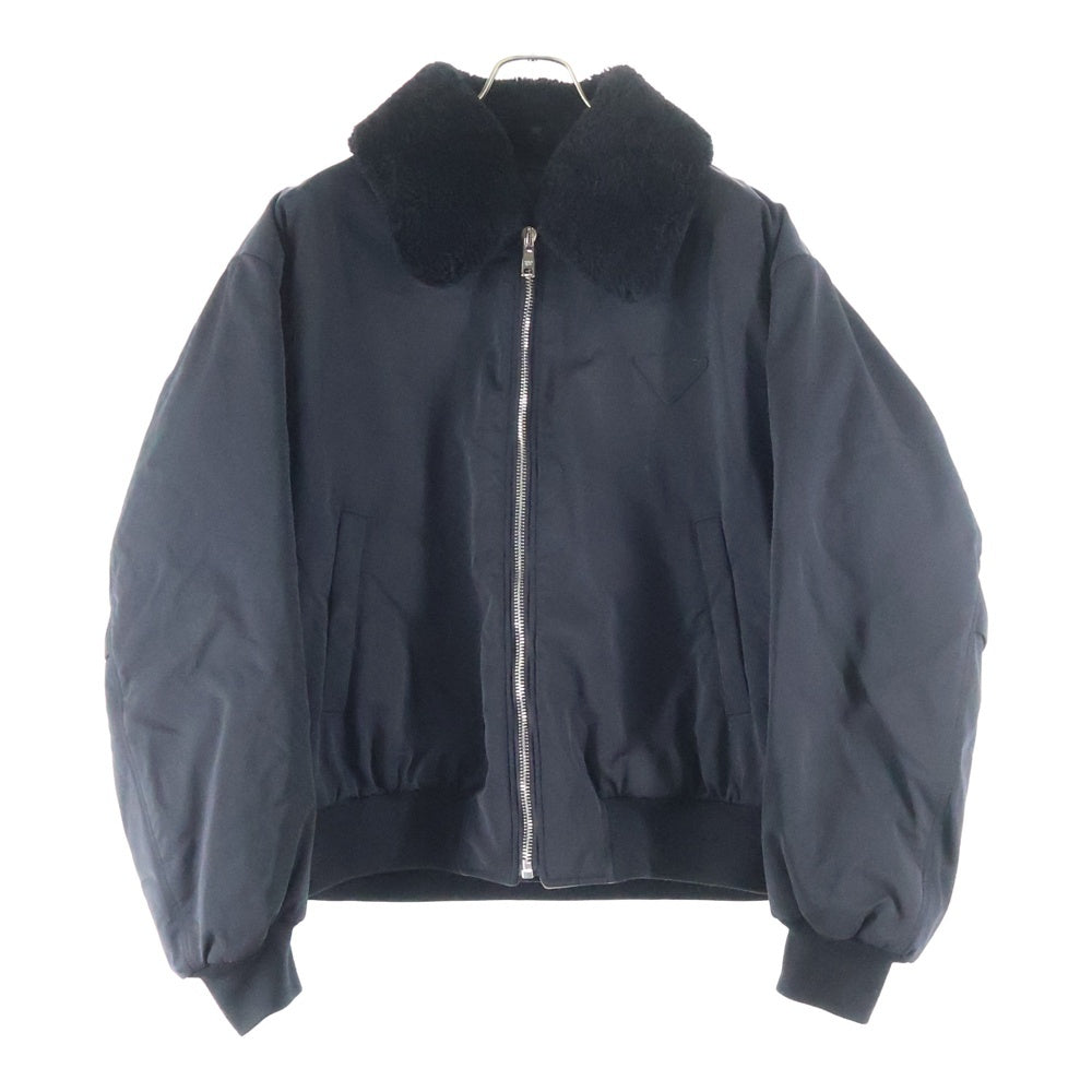 PRADA(プラダ) ポップアップ限定 ナイロンボアボンバージャケット ブルゾン MA-1 ブラック SGC567 S232 14TJ