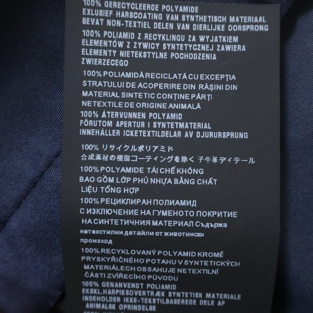 PRADA(プラダ) TRIANGULAR LOGO POCKET Re-NYLON SHIRT JACKET トライアングルロゴ ポケット ナイロン シャツジャケット ネイビー SGC151 S231 1WQ8