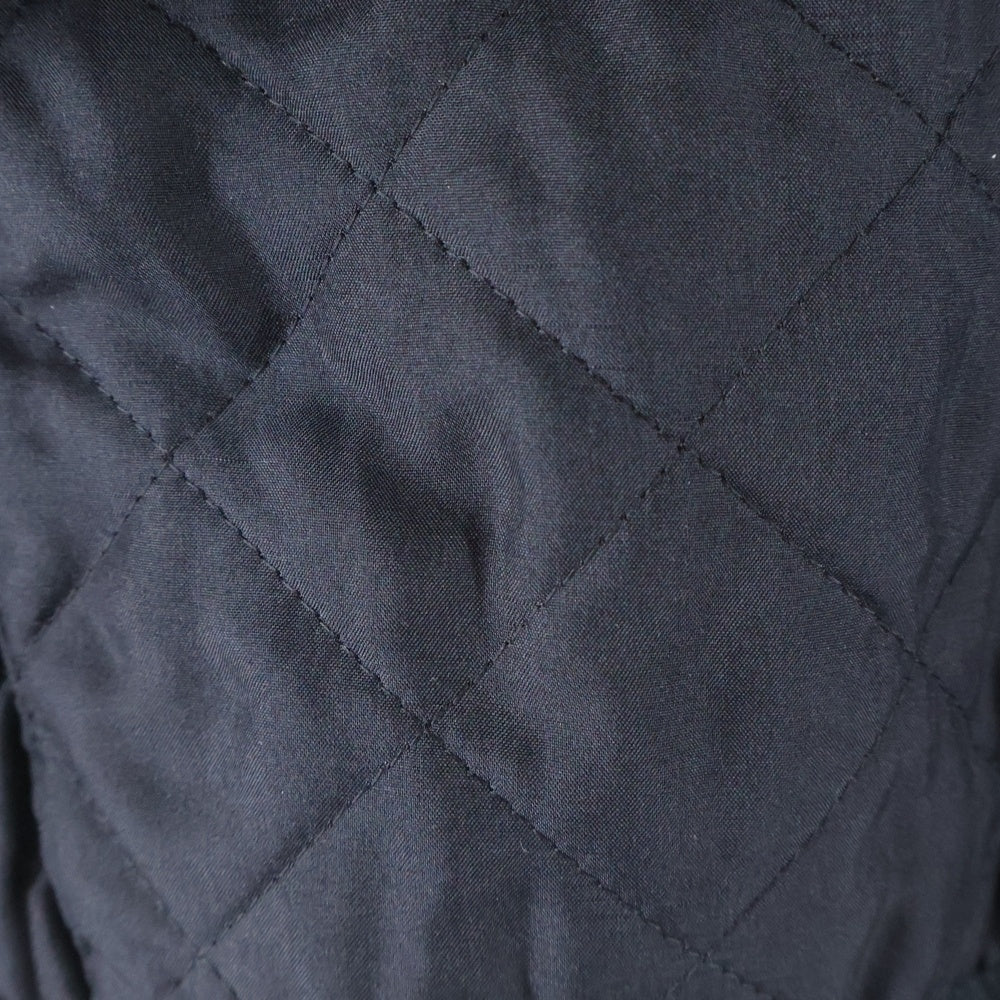 Christian Dior(クリスチャンディオール) シルク キルティング 中綿 ジャケット ブラック レディース 917V08A6634