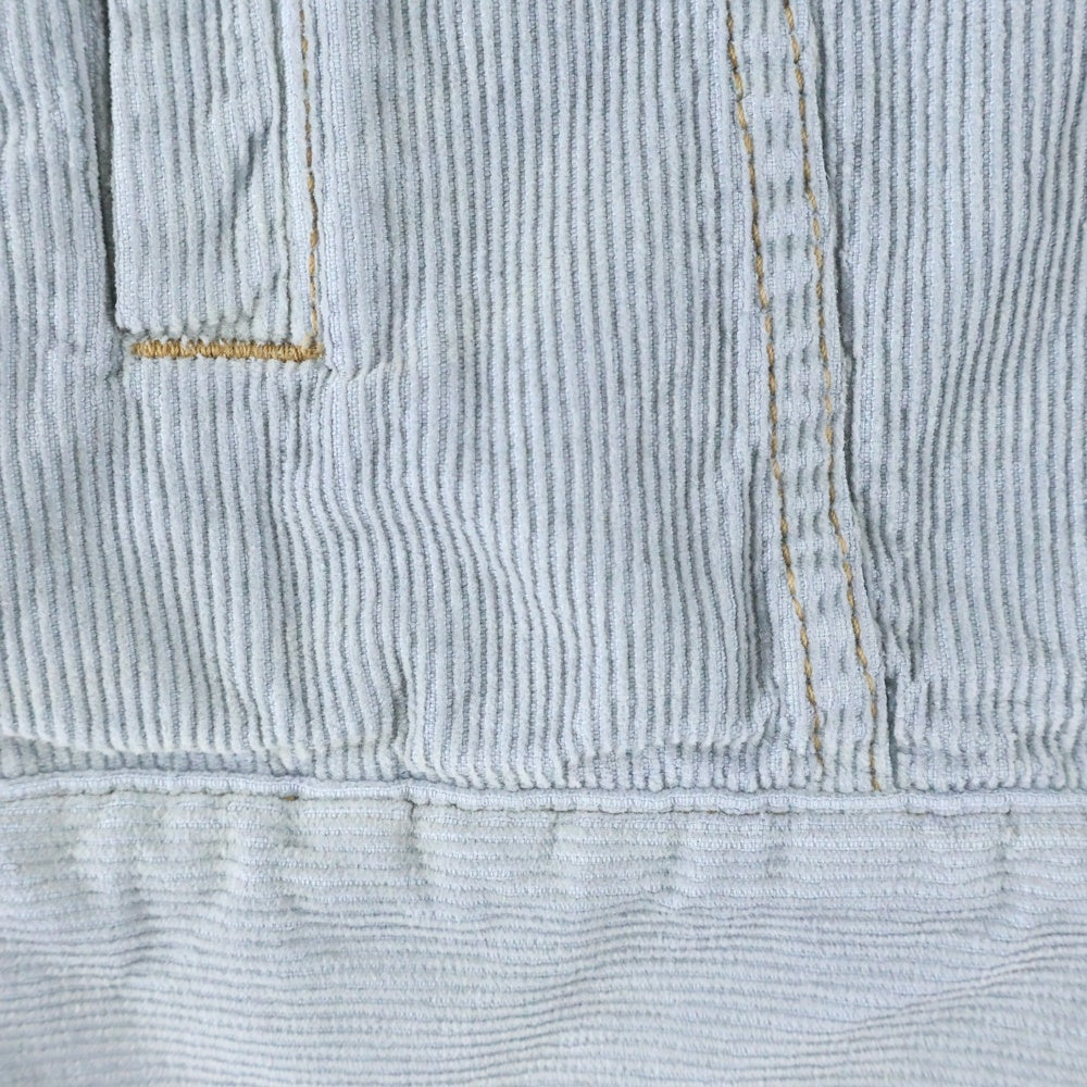 PRADA(プラダ) ウォッシュ加工 コーデュロイ ブルゾンジャケット ライトブルー GFB326_166E_F0V3N_S_OOO