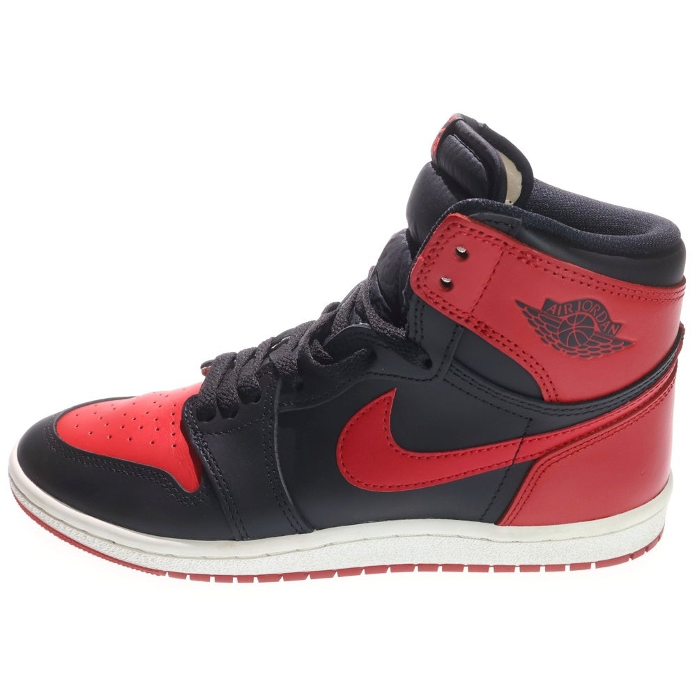 NIKE(ナイキ) AIR JORDAN 1 HIGH 85 Bred HV6674-067 エアジョーダン1 ハイ 85 ブレッド ハイカットスニーカー シューズ ブラック/レッド US8.5/26.5cm