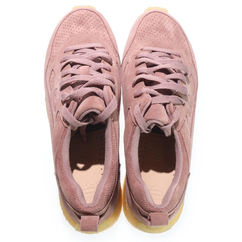 KITH(キス) ×Ronnie Fieg ×Clarks 8th Street Lockhill スウェード ローカットスニーカー us8/25.5 ピンク