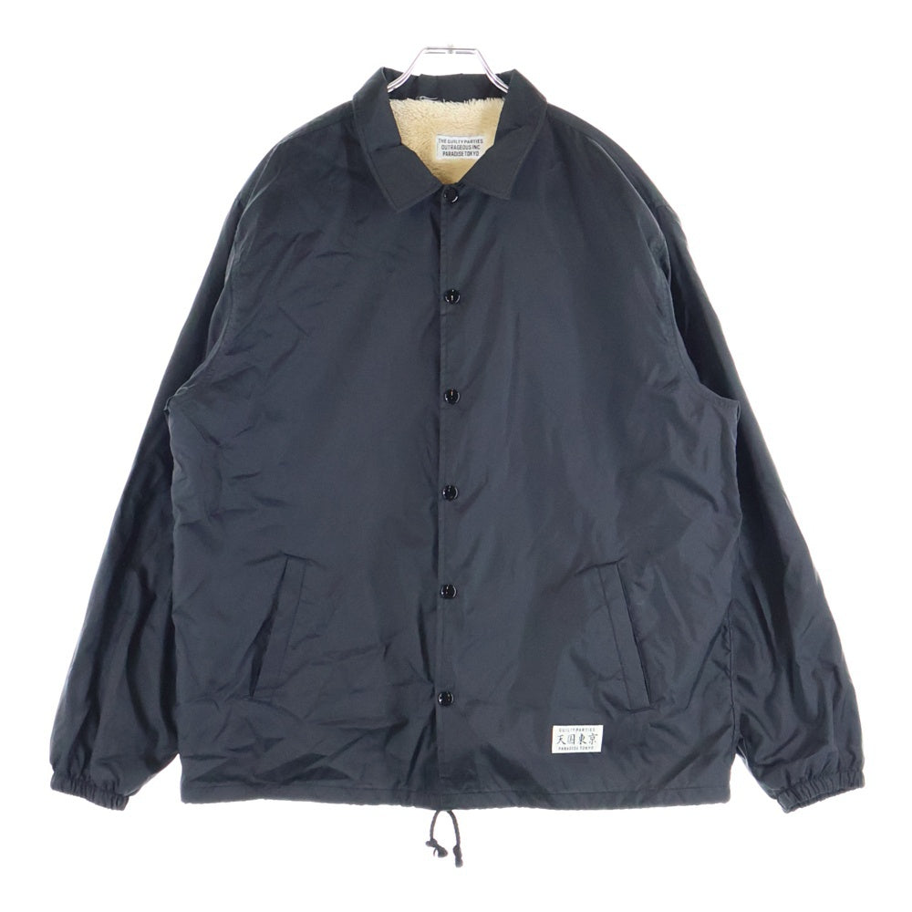 WACKO MARIA(ワコマリア) SOUL AND SKA 天国東京 ボアインナーナイロンジャケット ブラック