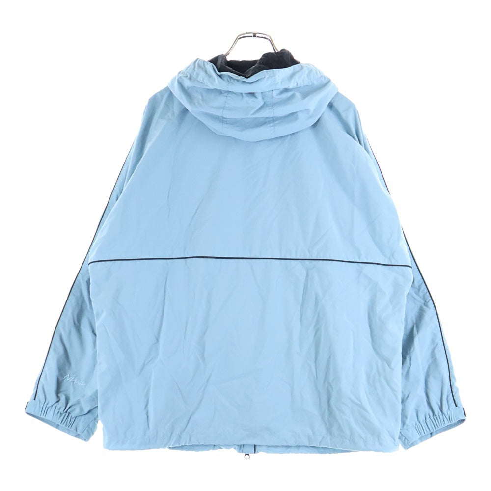 WACKO MARIA(ワコマリア) 24SS ×NANGA Mountain Hoodie 24SB-001 ×ナンガ ナイロン マウンテンパーカー フーディー ブルー