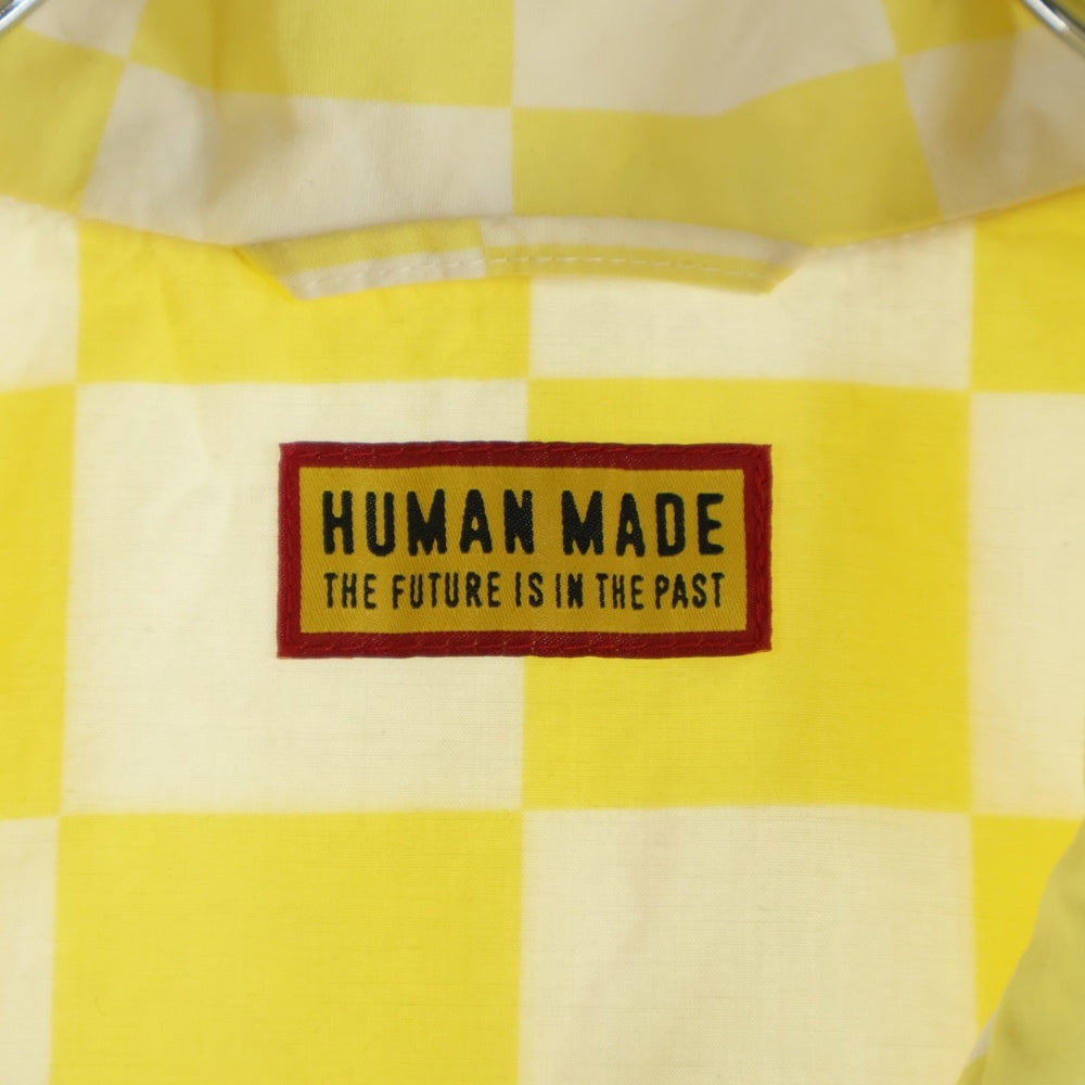 HUMAN MADE(ヒューマンメイド) オーバーシルエット ロゴ オープンカラーシャツ イエロー