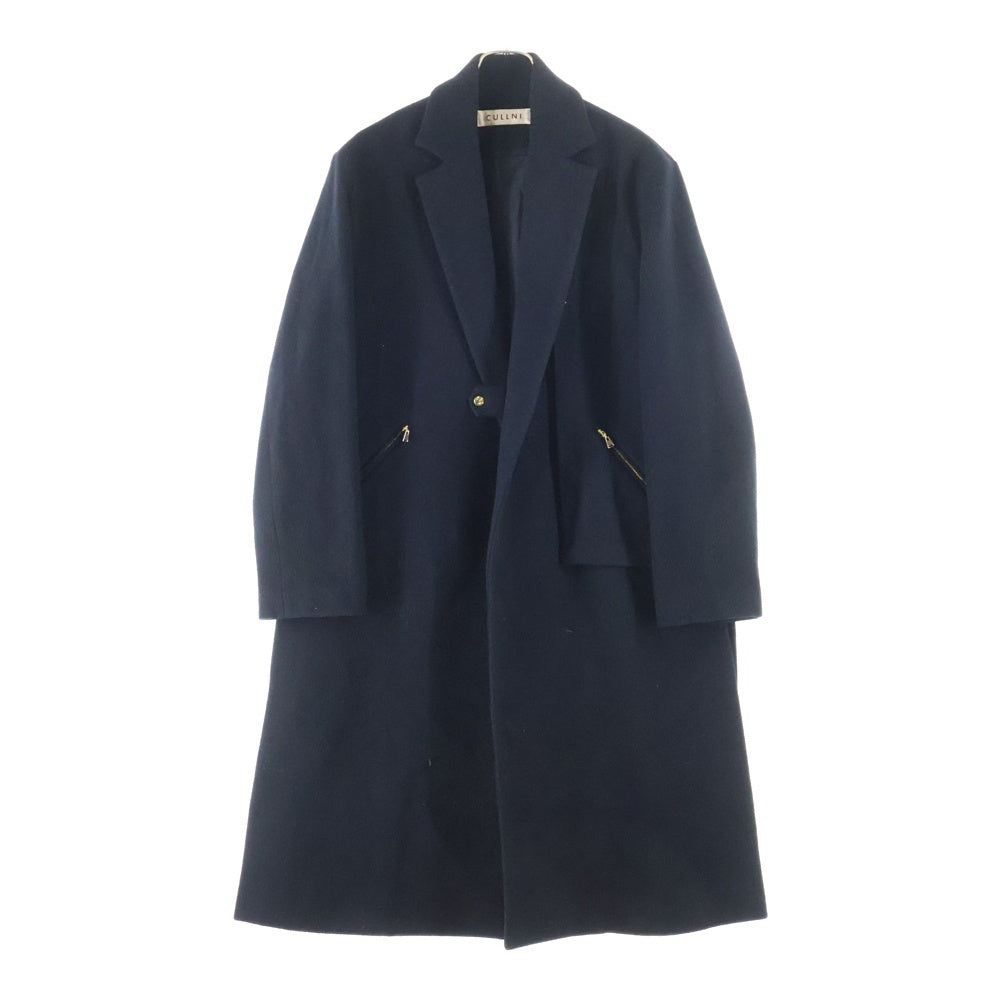 CULLNI(クルニ) 20AW Chester Coat 20-AW-040 チェスターコート ウール ブラック