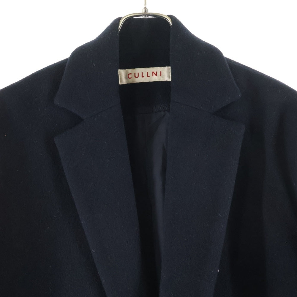 CULLNI(クルニ) 20AW Chester Coat 20-AW-040 チェスターコート ウール ブラック