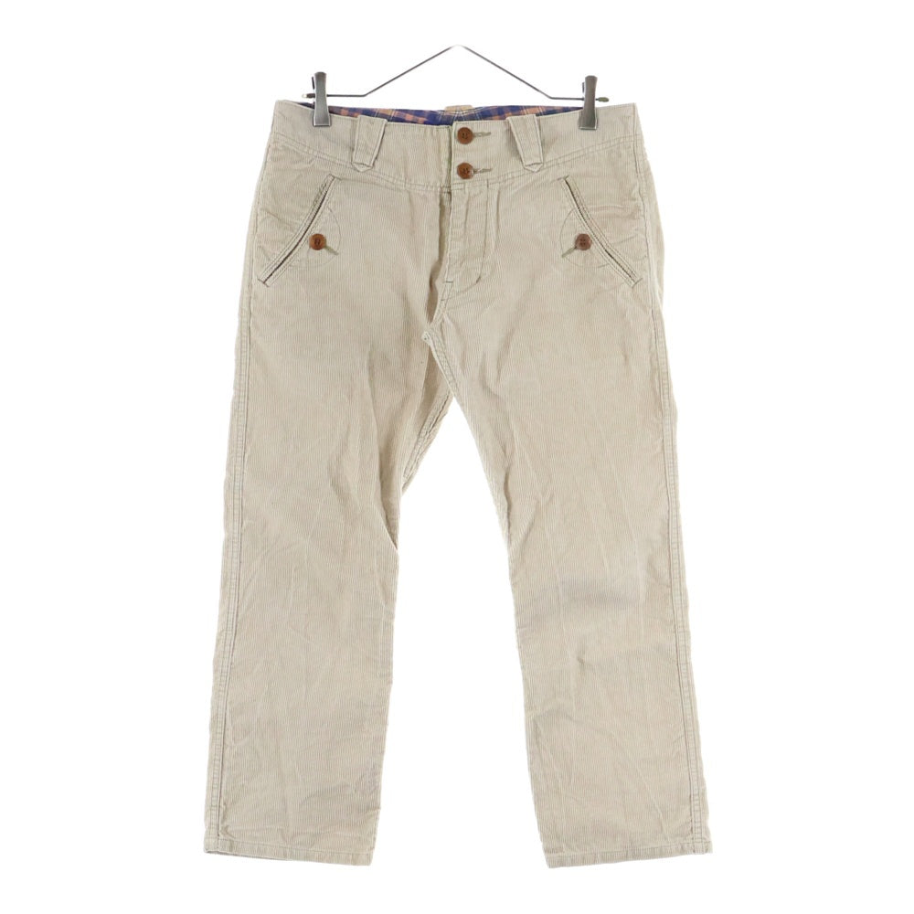 JUNYA WATANABE COMME des GARCONS(ジュンヤワタナベ コムデギャルソン) 11AW コーデュロイ コットン ジップフライパンツ ベージュ WH-P003