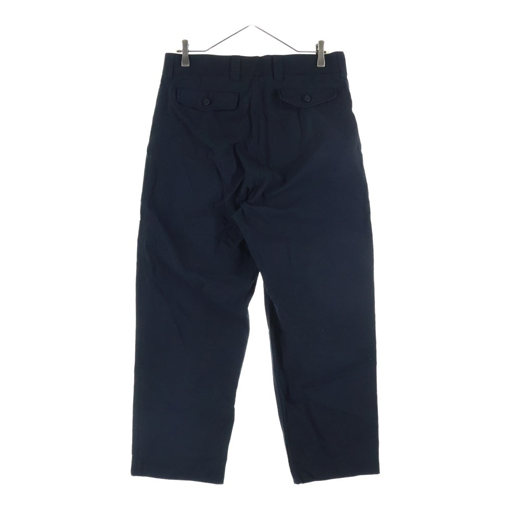 COMME des GARCONS HOMME(コムデギャルソンオム) 22SS 裏地カモフラ 2タック ナイロン オックスパンツ ブラック HI-P007