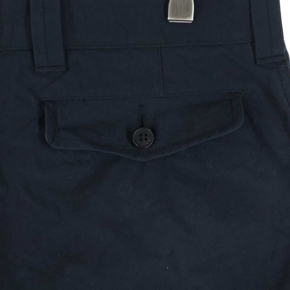 COMME des GARCONS HOMME(コムデギャルソンオム) 22SS 裏地カモフラ 2タック ナイロン オックスパンツ ブラック HI-P007