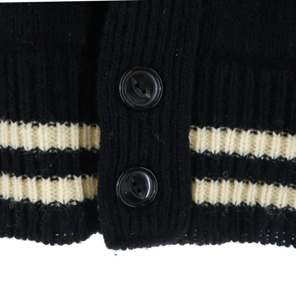 JUNYA WATANABE COMME des GARCONS(ジュンヤワタナベ コムデギャルソン) 11AW カウチン ニットスタジャン ブラック/グレー WH-N017