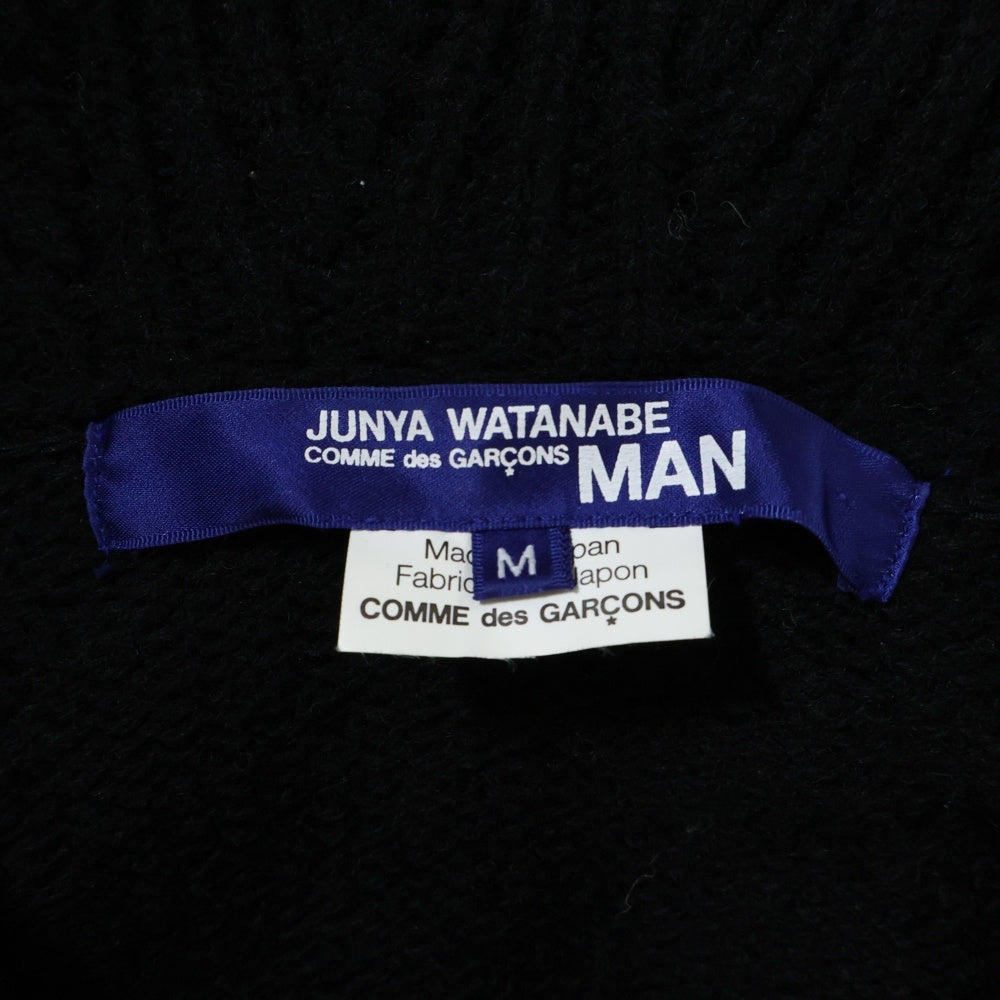 JUNYA WATANABE COMME des GARCONS(ジュンヤワタナベ コムデギャルソン) 11AW カウチン ニットスタジャン ブラック/グレー WH-N017