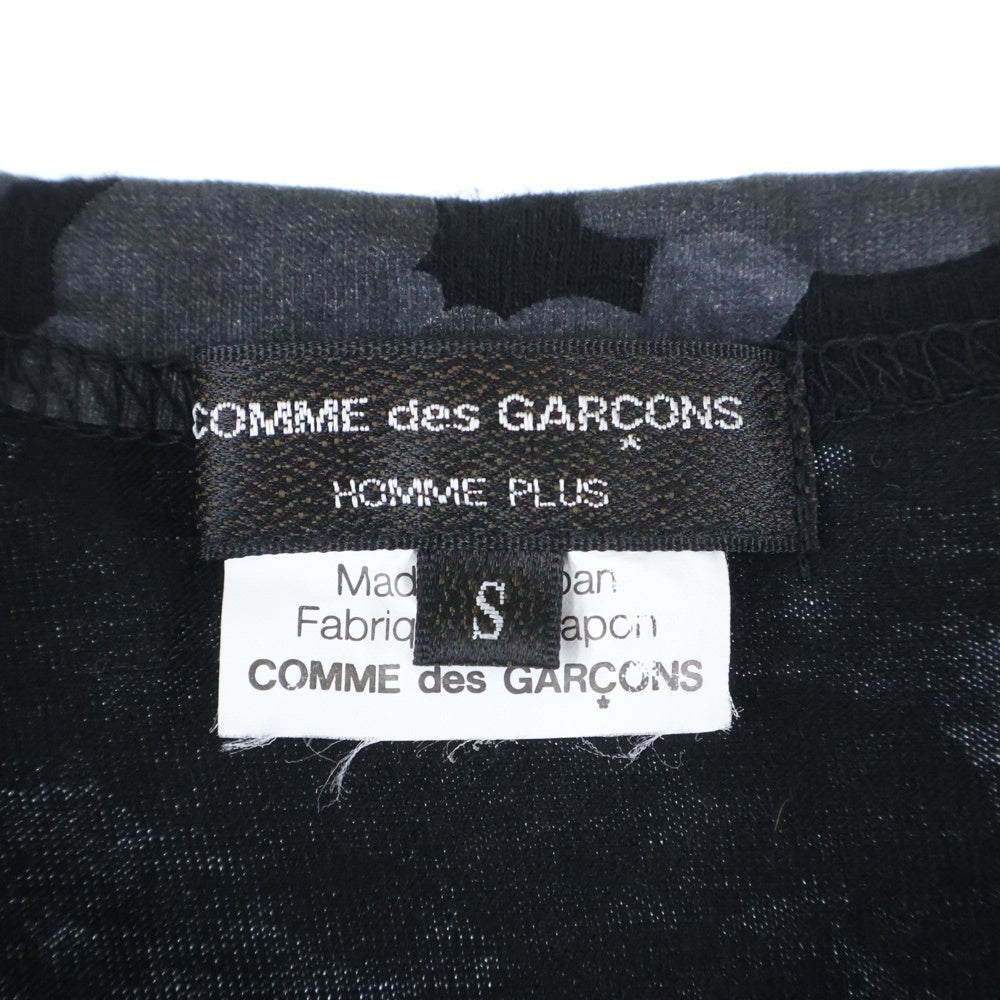 COMME des GARCONS HOMME PLUS(コムデギャルソンオムプリュス) 09SS 迷彩柄ポケット半袖Tシャツ カモフラ ブラック PC-T036