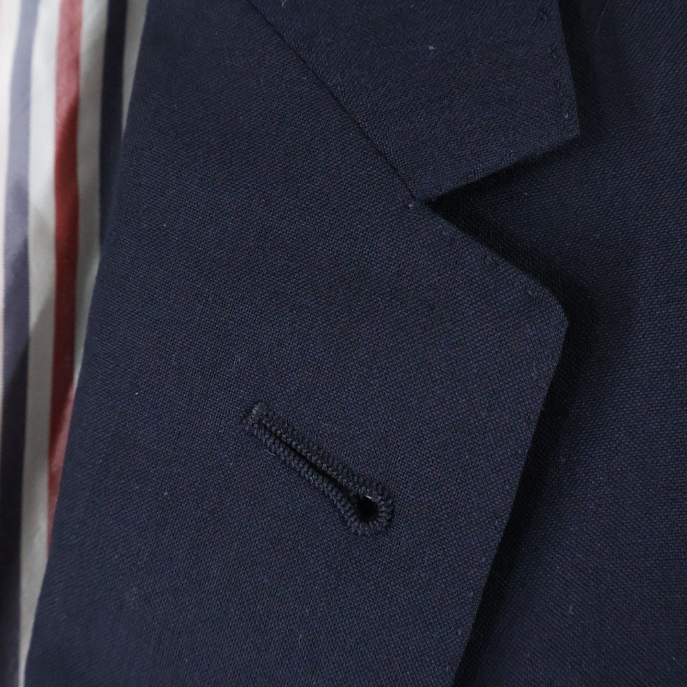 THOM BROWNE(トムブラウン) ゴールドボタン ノッチドラペル 3B テーラードジャケット ネイビー MJC001A-00889415