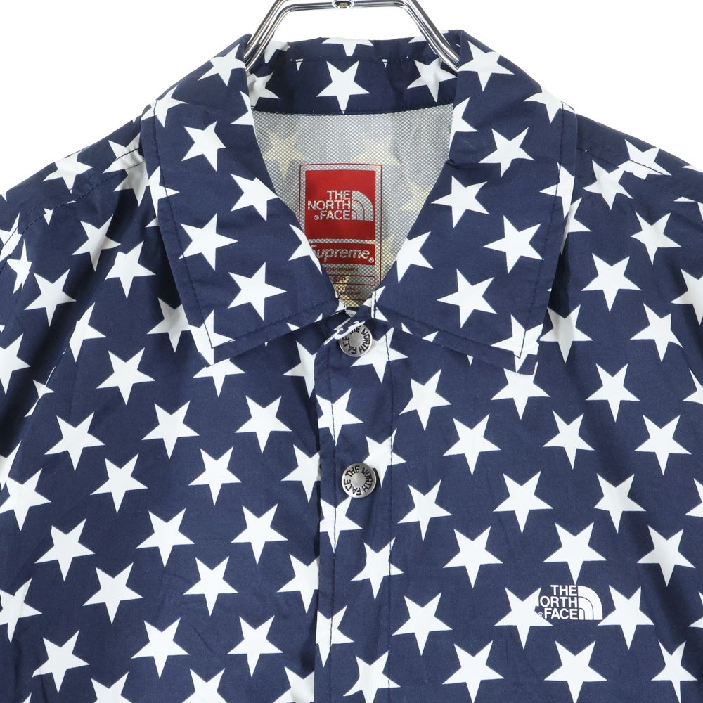 SUPREME(シュプリーム) 15SS×THE NORTH FACE Packable Coaches Jacket ザノースフェイス パッカブル コーチジャケット スター 星 ネイビー NP01542I