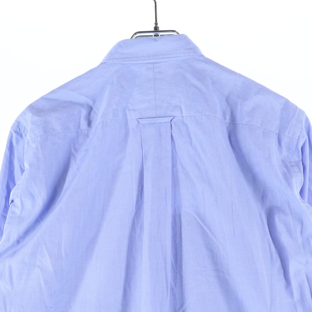 JUNYA WATANABE COMME des GARCONS(ジュンヤワタナベ コムデギャルソン) 16AW 綿ハケメ×多素材パッチワーク 長袖シャツ ブルー WR-B042