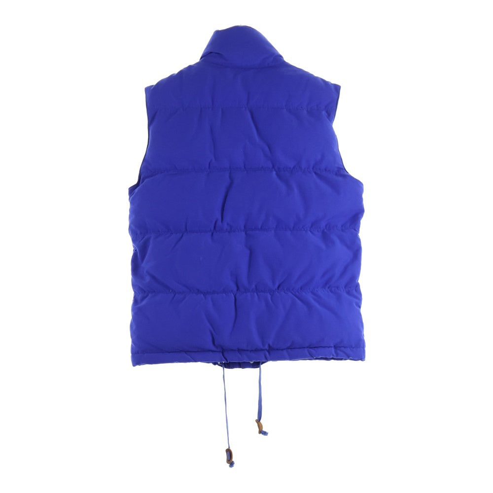 COMME des GARCONS HOMME(コムデギャルソンオム) 11AW 裏地チェック ダウンベスト ブルー HH-V009