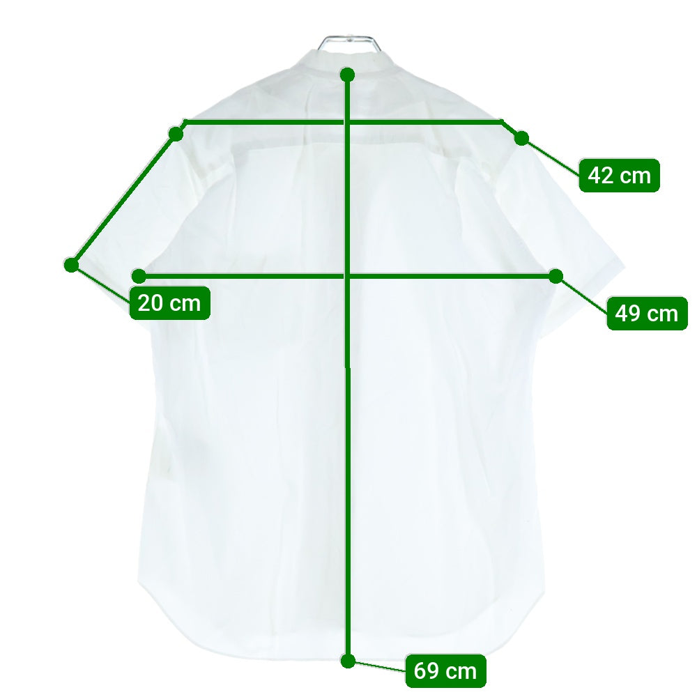 COMME des GARCONS SHIRT(コムデギャルソンシャツ) 13SS コットン 半袖シャツ ホワイト S21075