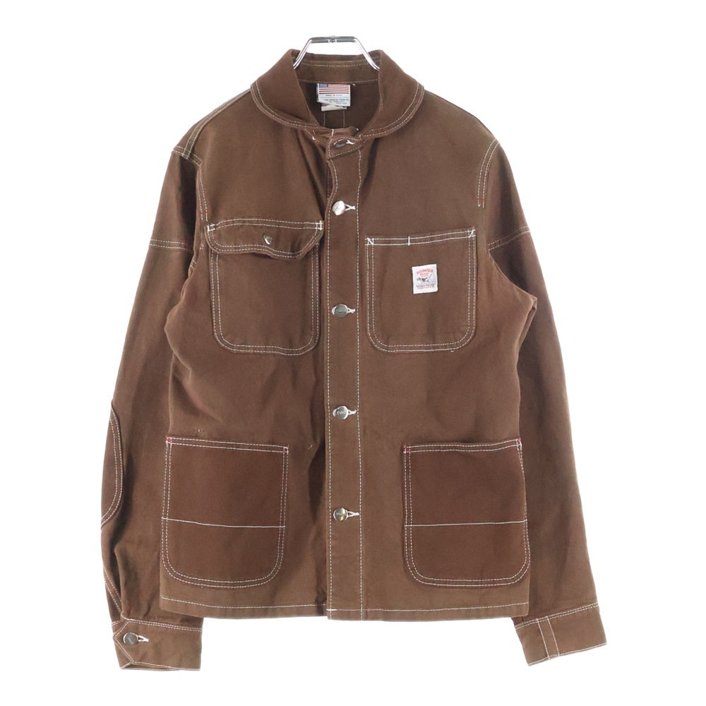 eYe COMME des GARCONS JUNYA WATANABE MAN(アイ コム デ ギャルソン ジュンヤ ワタナベ マン) ×POINTER ポインター コラボ カバーオール 再構築 ブラウン WK-J903