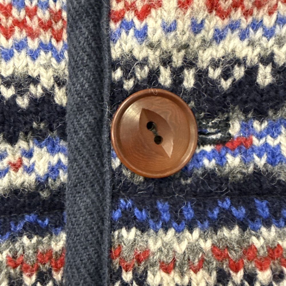 JUNYA WATANABE COMME des GARCONS(ジュンヤワタナベ コムデギャルソン) 21AW 袖レザーフロントニット スタジャン マルチ WH-J014