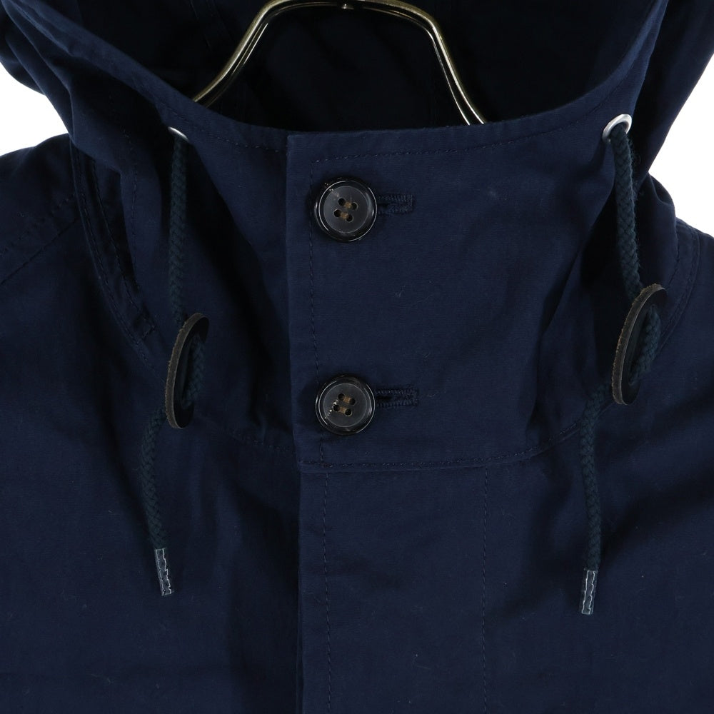 COMME des GARCONS HOMME(コムデギャルソンオム) 20AW 綿ナイロン ウェザー フーデッドコート ネイビー HF-C001