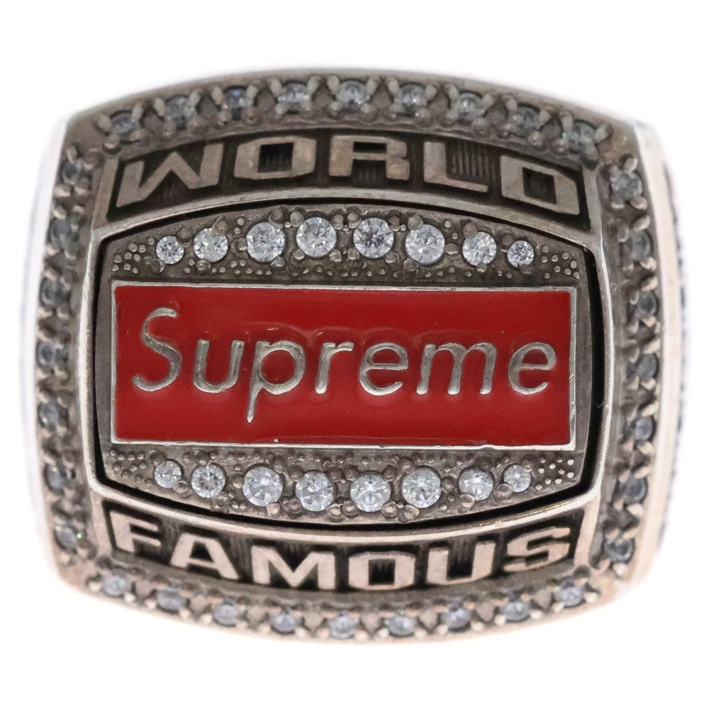 SUPREME(シュプリーム) 21SS Jostens World Famous Champion Ring ジャスティンズ チャンピオン リング シルバー 指輪