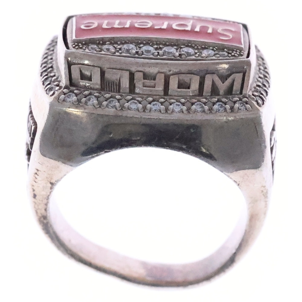 SUPREME(シュプリーム) 21SS Jostens World Famous Champion Ring ジャスティンズ チャンピオン リング シルバー 指輪
