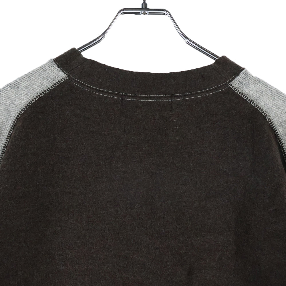 COMME des GARCONS HOMME(コムデギャルソンオム) 14AW×gim ジム ニットカーディガン グレー HN-T031