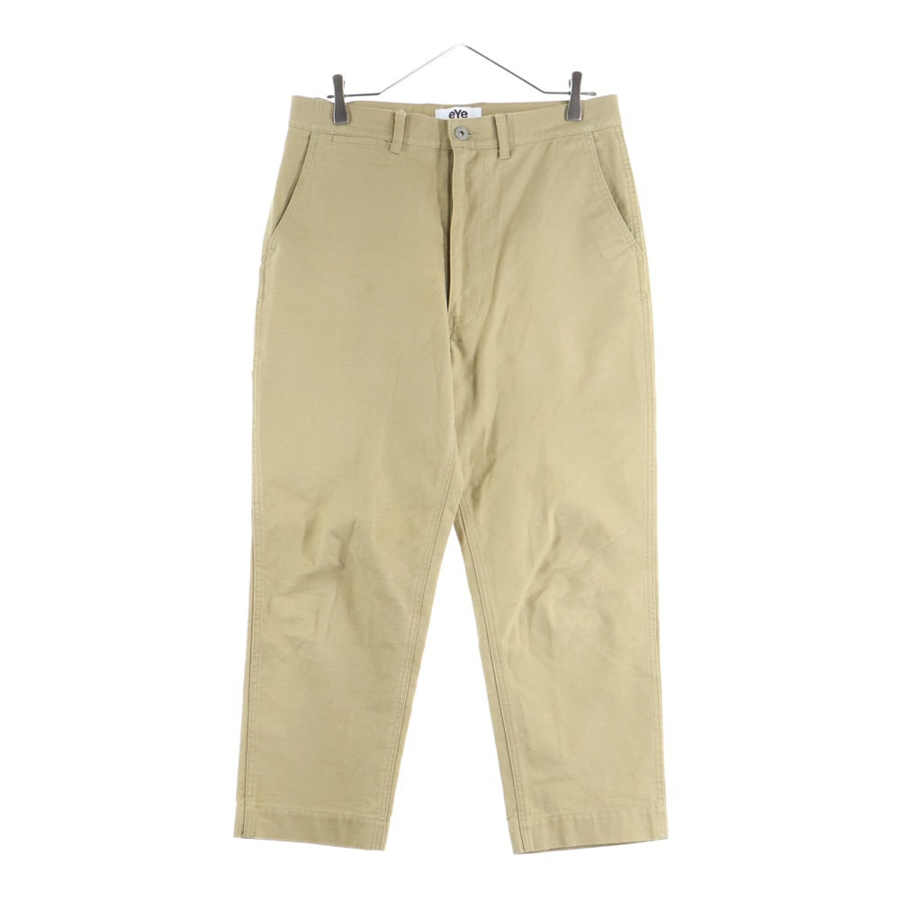 eYe COMME des GARCONS JUNYA WATANABE MAN(アイ コム デ ギャルソン ジュンヤ ワタナベ マン) 17SS シンチバック ジップフライ パンツ ベージュ WS-P906