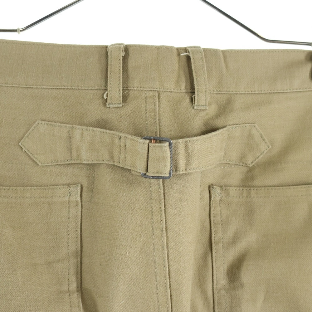 eYe COMME des GARCONS JUNYA WATANABE MAN(アイ コム デ ギャルソン ジュンヤ ワタナベ マン) 17SS シンチバック ジップフライ パンツ ベージュ WS-P906
