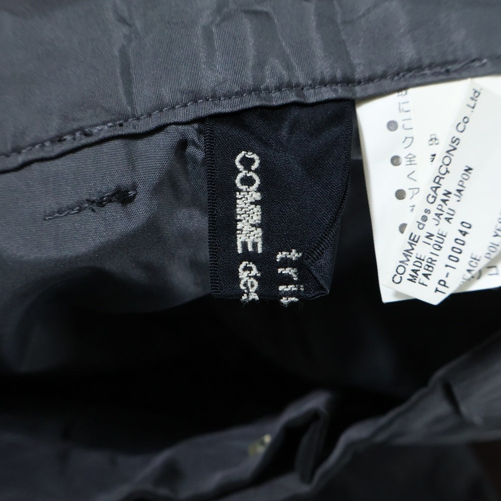 tricot COMME des GARCONS(トリコ コム デ ギャルソン) 99SS ジップフライ パンツ ブラック TP-100040 レディース