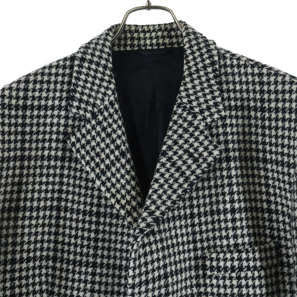 RAF SIMONS(ラフシモンズ) 18AW Big fit blazer ビッグフィットブレザージャケット ハウンドトゥースチェック 千鳥格子 ブラック/ホワイト 182-517