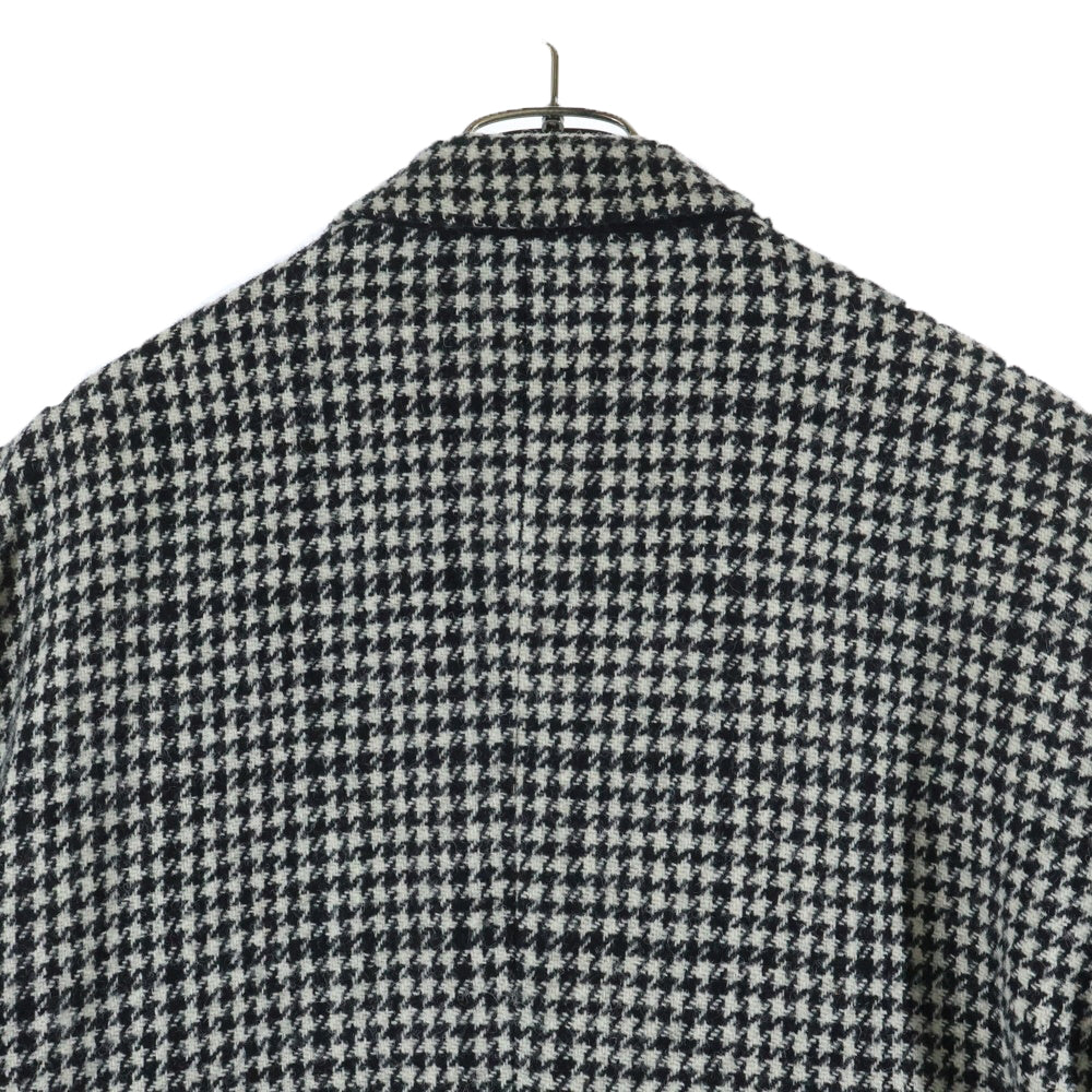 RAF SIMONS(ラフシモンズ) 18AW Big fit blazer ビッグフィットブレザージャケット ハウンドトゥースチェック 千鳥格子 ブラック/ホワイト 182-517