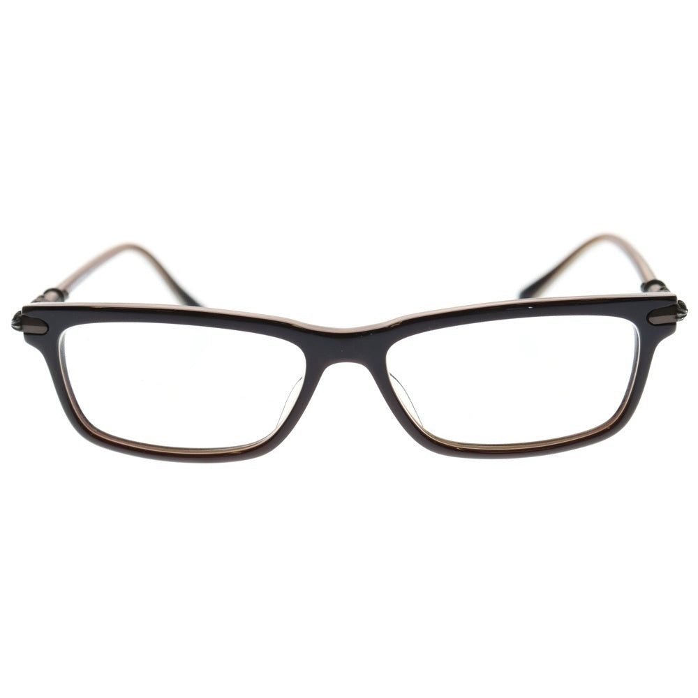 CHROME HEARTS(クロムハーツ) CORNHAULASS BST アイウェア 眼鏡 58□17-143 ブラウン/シルバー