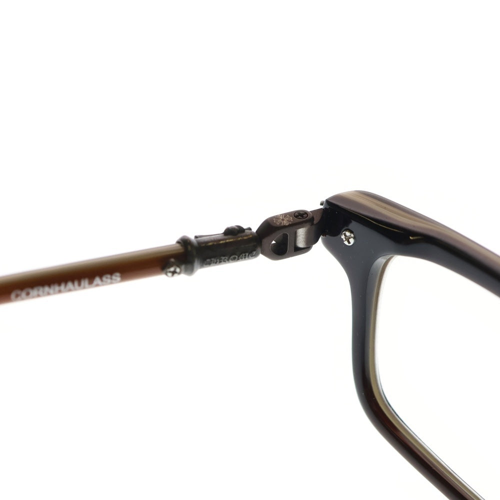CHROME HEARTS(クロムハーツ) CORNHAULASS BST アイウェア 眼鏡 58□17-143 ブラウン/シルバー
