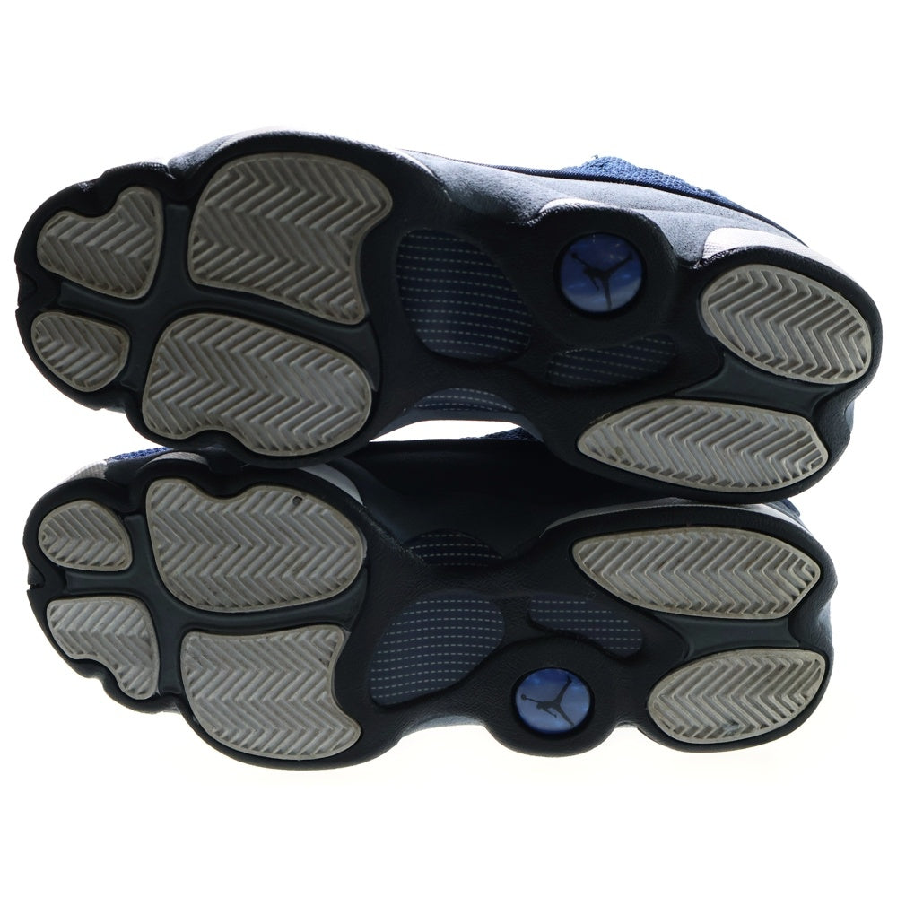 NIKE(ナイキ) AIR JORDAN 13 GS FLINT GREY エアジョーダン13 スニーカー ネイビー US5.5/24cm レディース