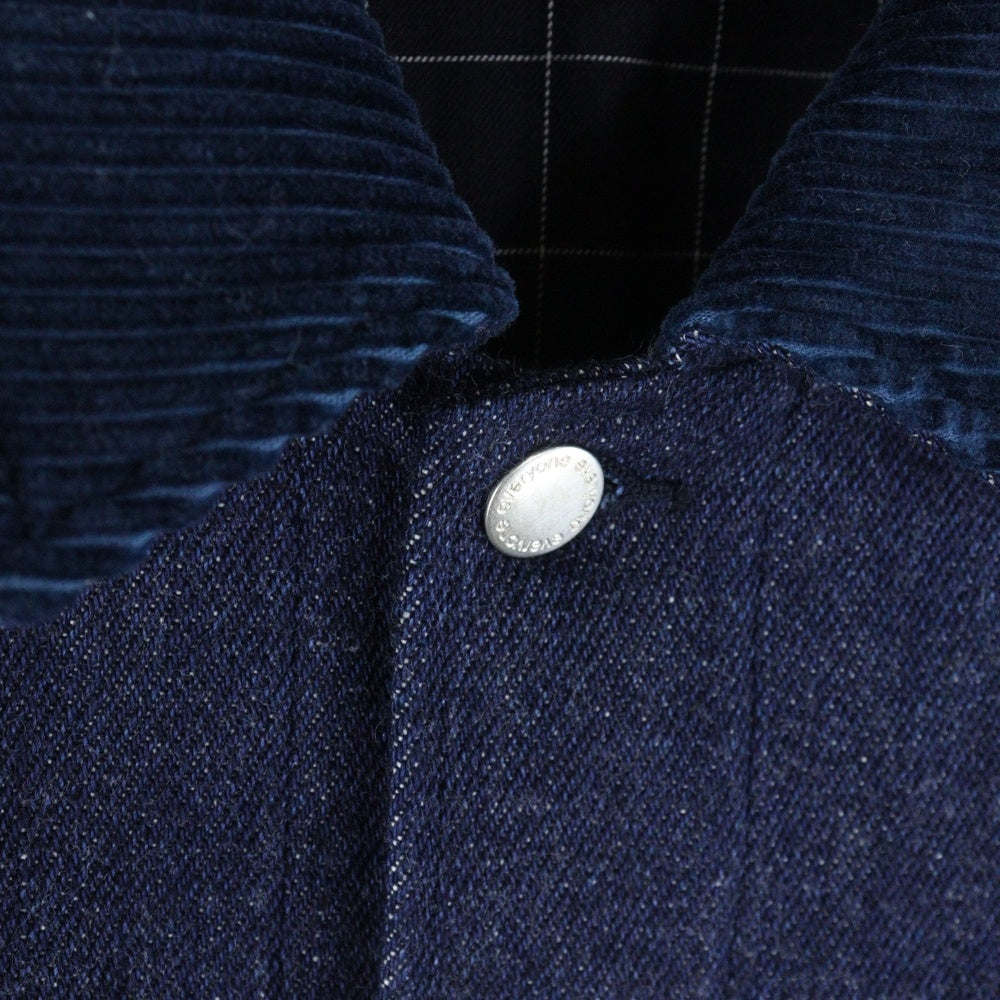 everyone(エブリワン) soft denim coverall jacket ソフト デニム