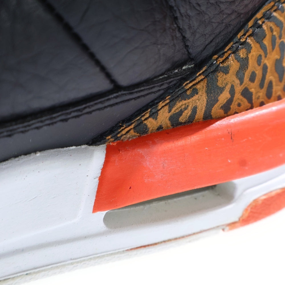 NIKE(ナイキ) GS Air Jordan 3 Retro Kumquat 441140-088 エアジョーダン 3 レトロ カムクワット ローカットスニーカー シューズ US5Y/23.5cn ブラック/オレンジ レディース