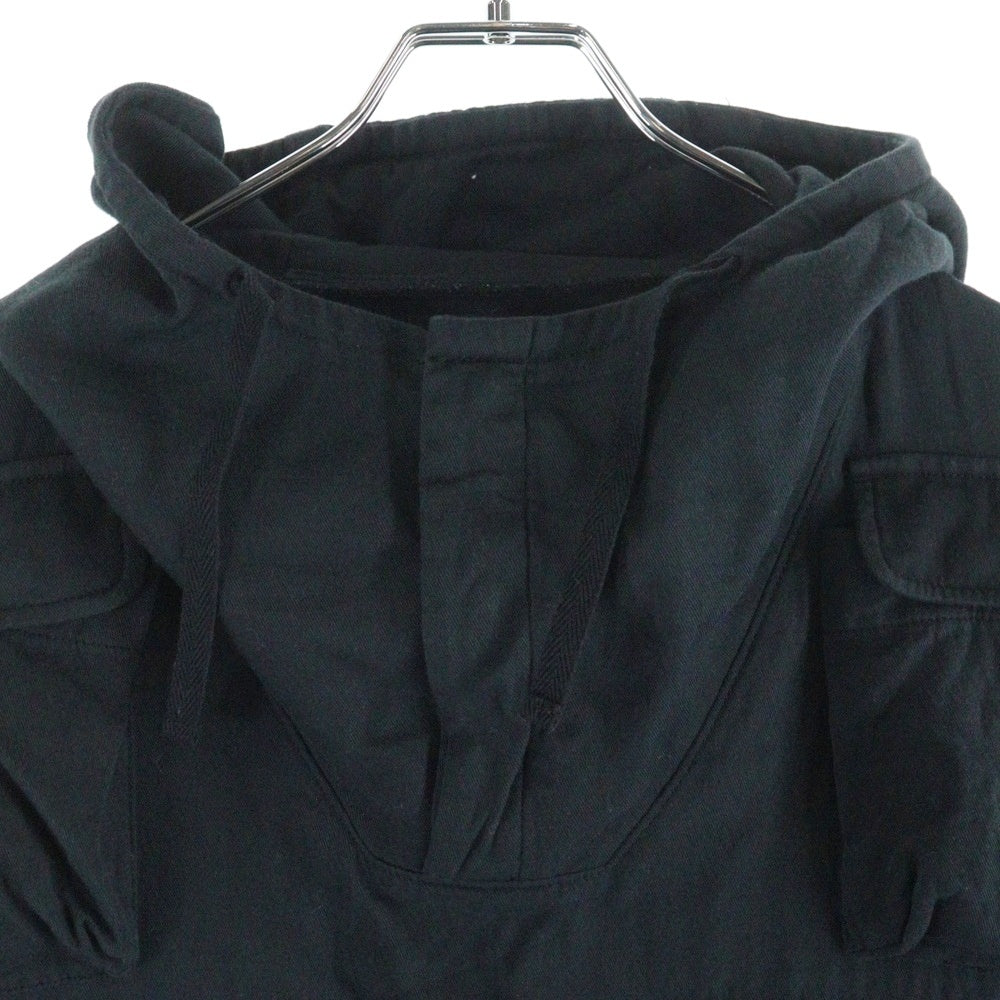 WTAPS(ダブルタップス) 25AW CHAMBER / LS / COTTON. TWILL プルオーバーシャツ パーカー ブラック 252WVDT-SHM04