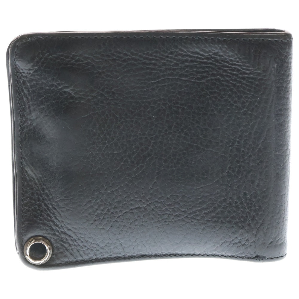 CHROME HEARTS(クロムハーツ) 1SNAP 1スナップ クロス ボールボタン レザーウォレット 財布 ブラック BCA361