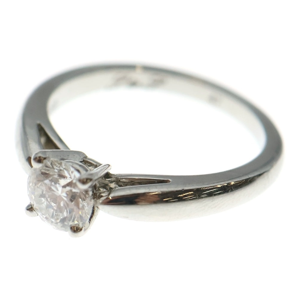 Van Cleef & Arpels(ヴァンクリーフアンドアーペル) Pt950 ボヌール ソリティア リング 1Pダイヤ #47 指輪 プラチナ レディース