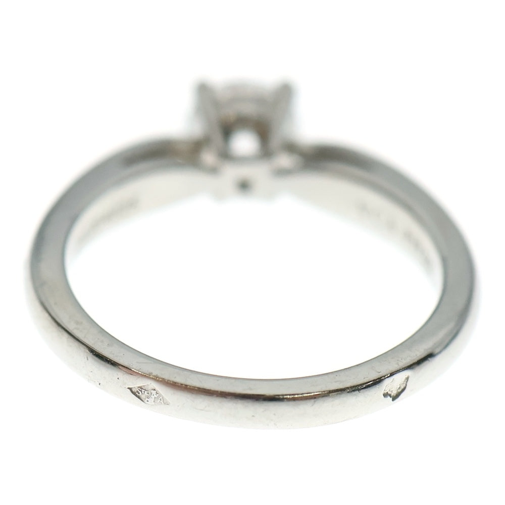 Van Cleef & Arpels(ヴァンクリーフアンドアーペル) Pt950 ボヌール ソリティア リング 1Pダイヤ #47 指輪 プラチナ レディース