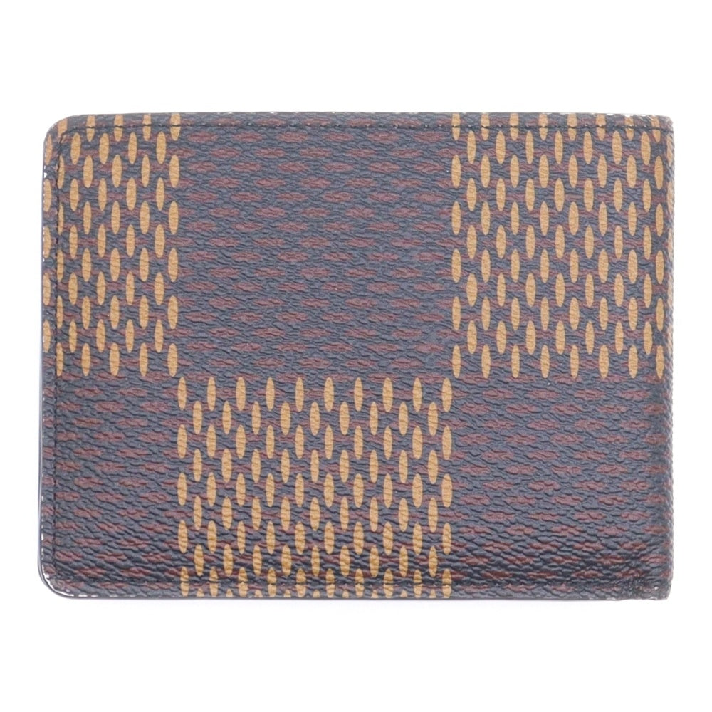 LOUIS VUITTON(ルイヴィトン) 20AW ×NIGO ポルトフォイユ・ミュルティプル レザー 2つ折り財布 N60396 ブラウン