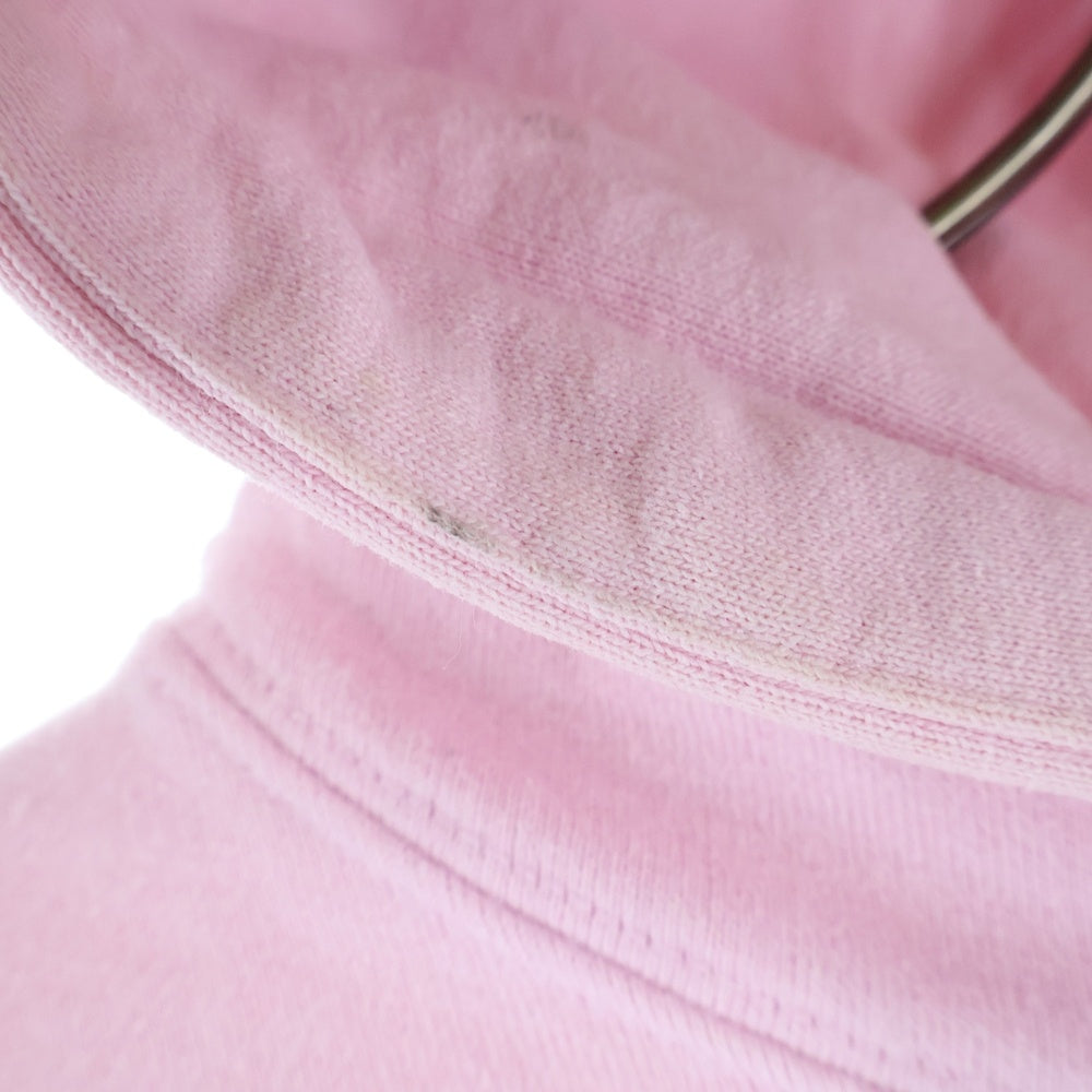 SUPREME(シュプリーム) 22SS ×BURBERRY Box Logo Hooded Sweatshirt ×バーバリー ボックスロゴフーディ プルオーバーパーカー ピンク