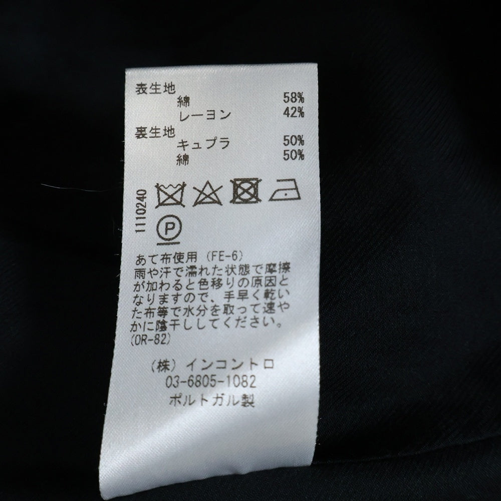 STUDIO NICHOLSON(スタジオニコルソン) Bomber Jacket SNM-1007 ボンバージャケット ネイビー