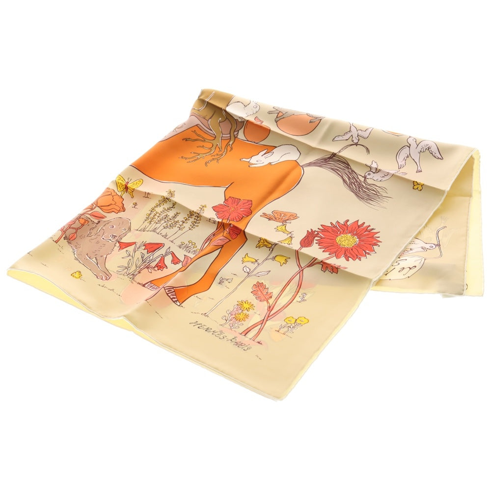 HERMES(エルメス) カレ90 スカーフ LE POMMIER SELLIER ル・ポミエ・セリエ レディース