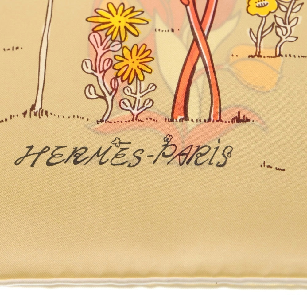 HERMES(エルメス) カレ90 スカーフ LE POMMIER SELLIER ル・ポミエ・セリエ レディース