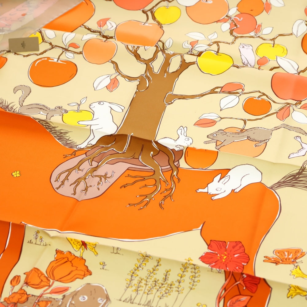 HERMES(エルメス) カレ90 スカーフ LE POMMIER SELLIER ル・ポミエ・セリエ レディース